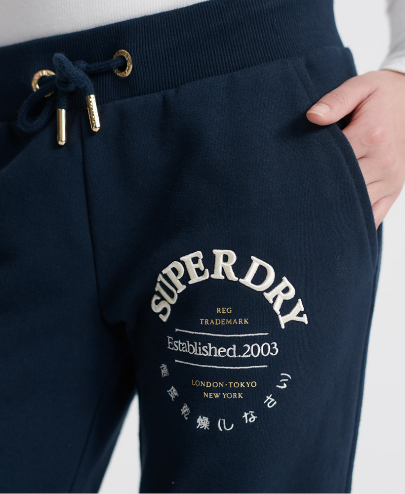 superdry applique joggers