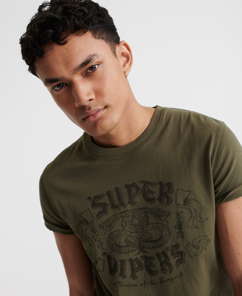 Uomo T-Shirt Military