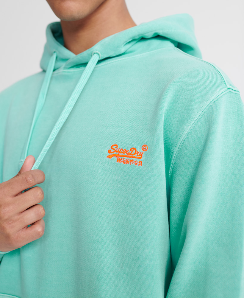 orange label pastelline loopback hoodie