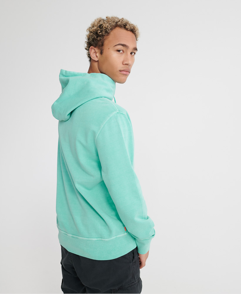 orange label pastelline loopback hoodie