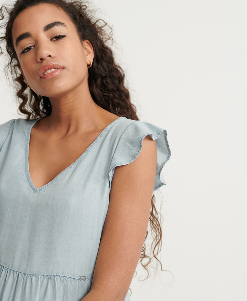 Superdry Womens Tinsley Tiered Dress | eBay