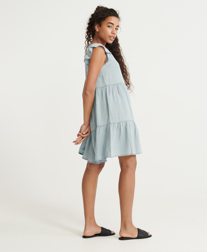 Superdry Womens Tinsley Tiered Dress | eBay