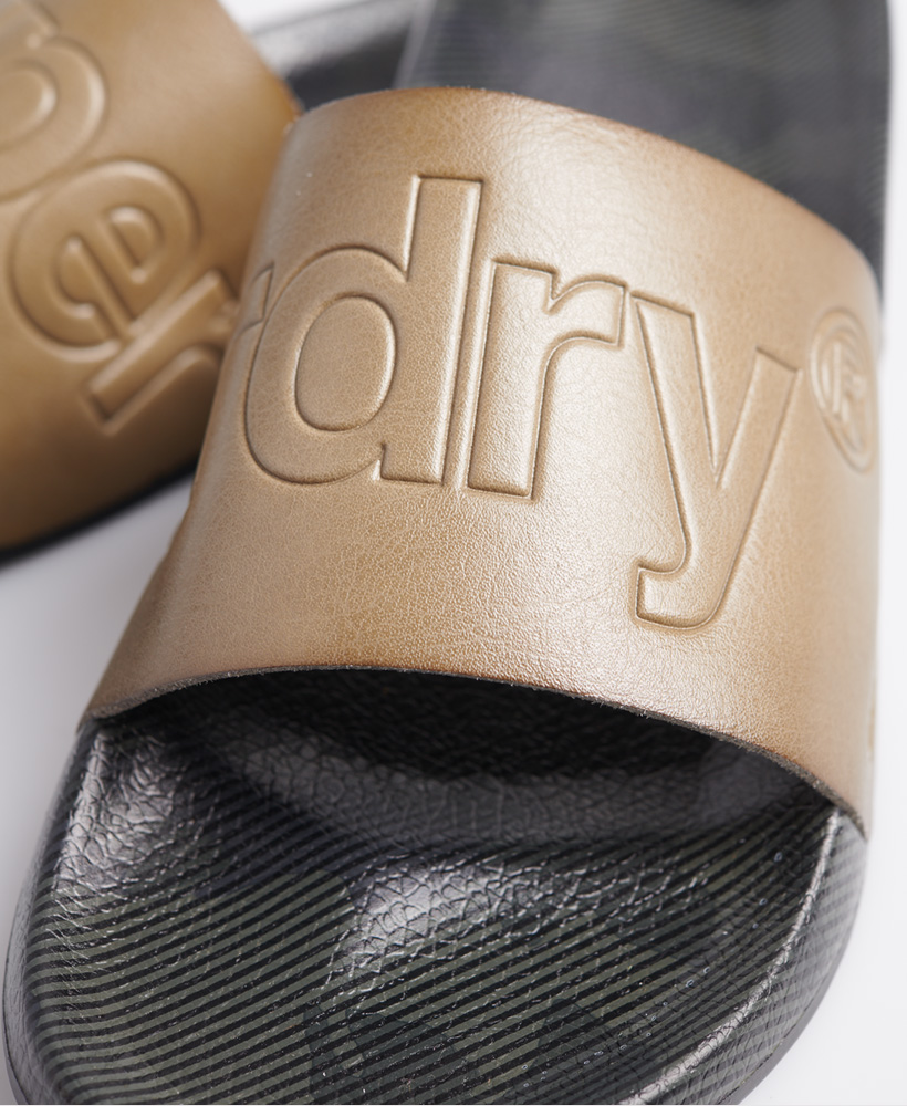 superdry premium crewe sliders with velcro fastening