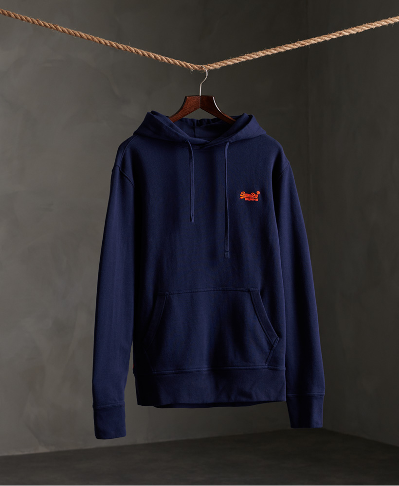 orange label pastelline loopback hoodie