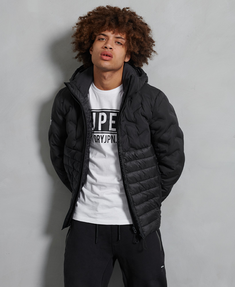 Superdry Mens Radar Mix Quilt Fuji 