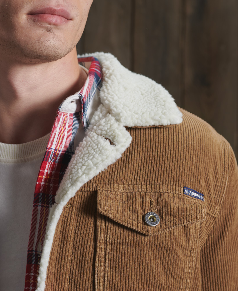 highwayman cord sherpa jacket