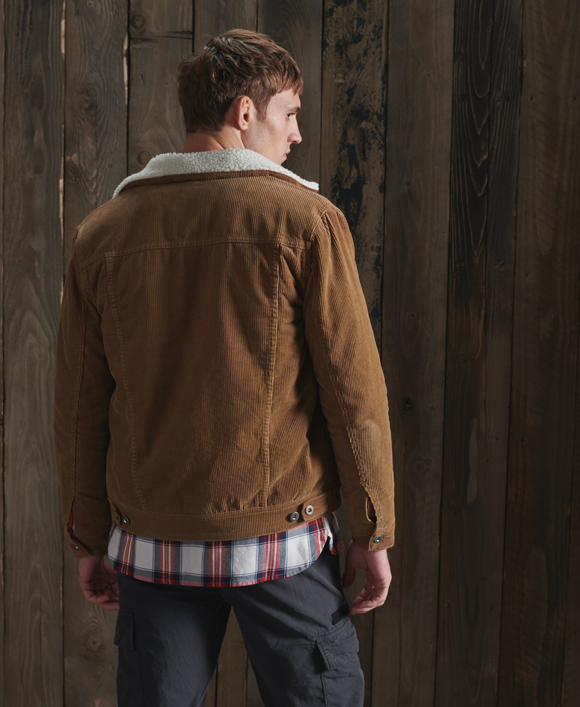 highwayman cord sherpa jacket