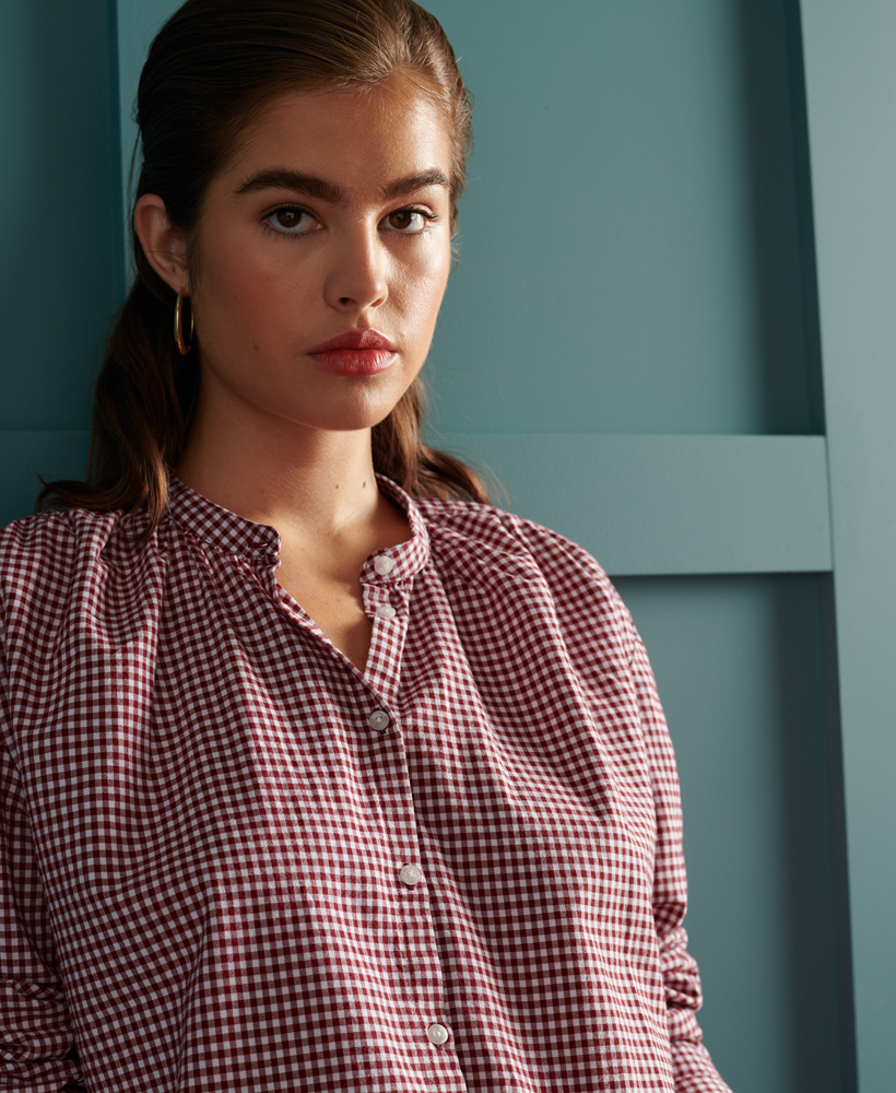 superdry oxford shirt womens