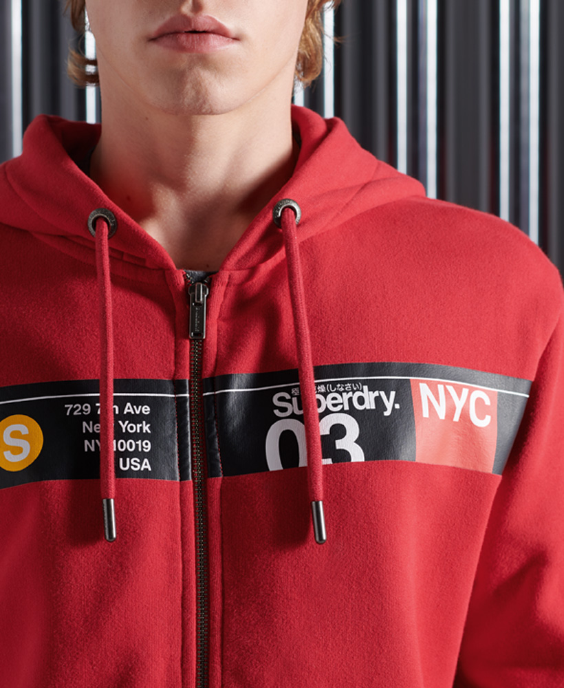 superdry fleece moletom com capuz