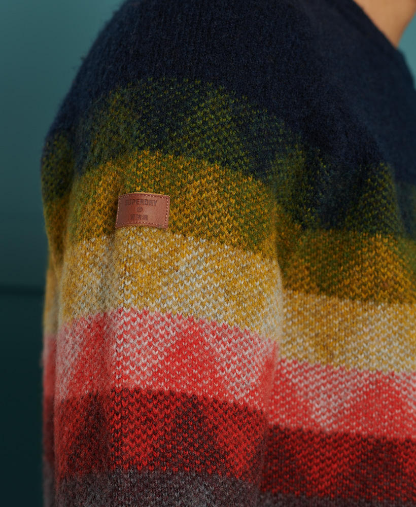 harlo zig zag crew jumper