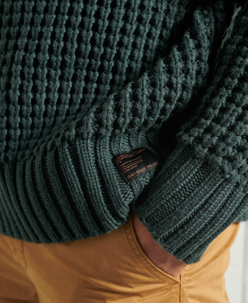Superdry Mens Petersen Roll Neck Jumper 