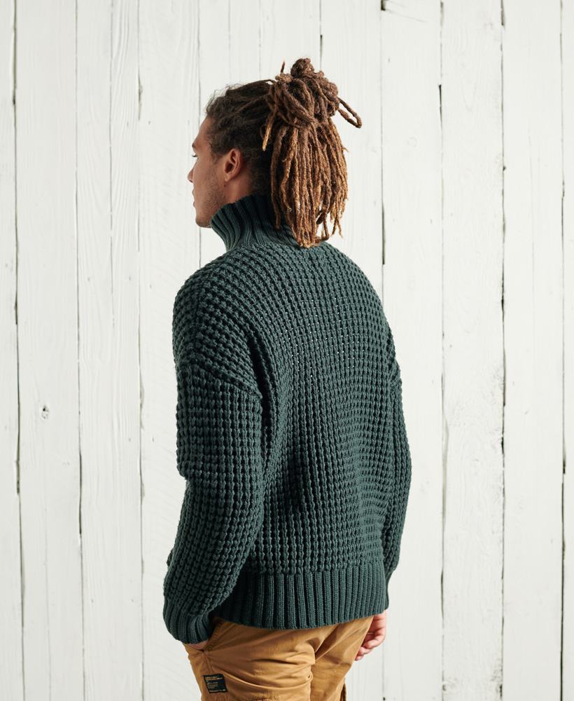 Superdry Mens Petersen Roll Neck Jumper 