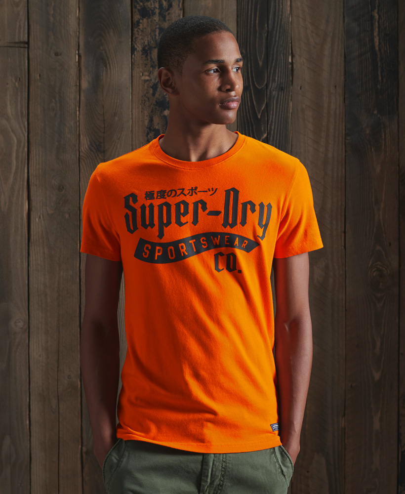 red superdry t shirt