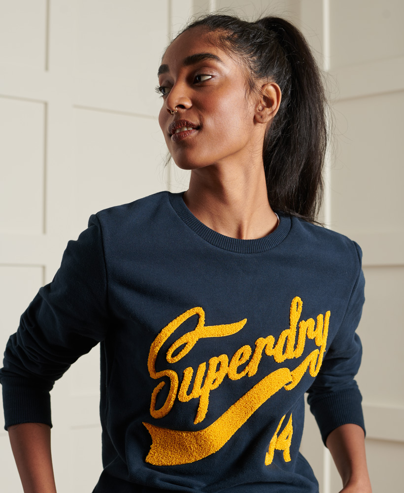 Superdry Women's Vl Chenille Crew Sweatshirt