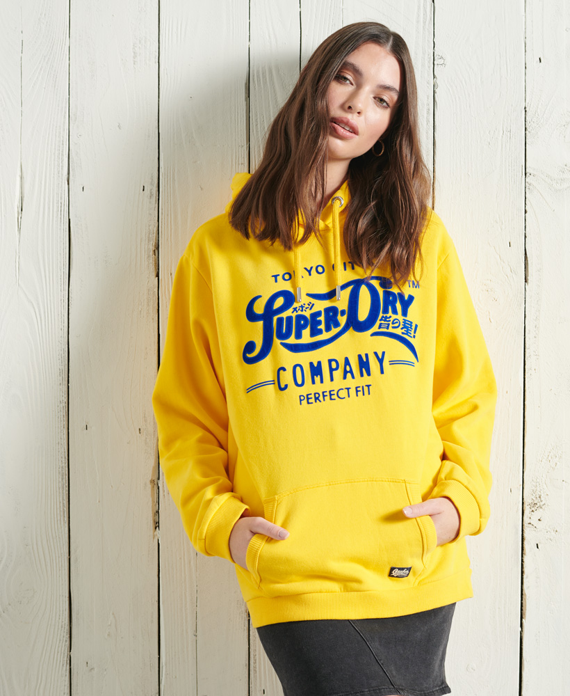 Felpa Oversize E Grafica In Edizione Limitata donna con cappuccio