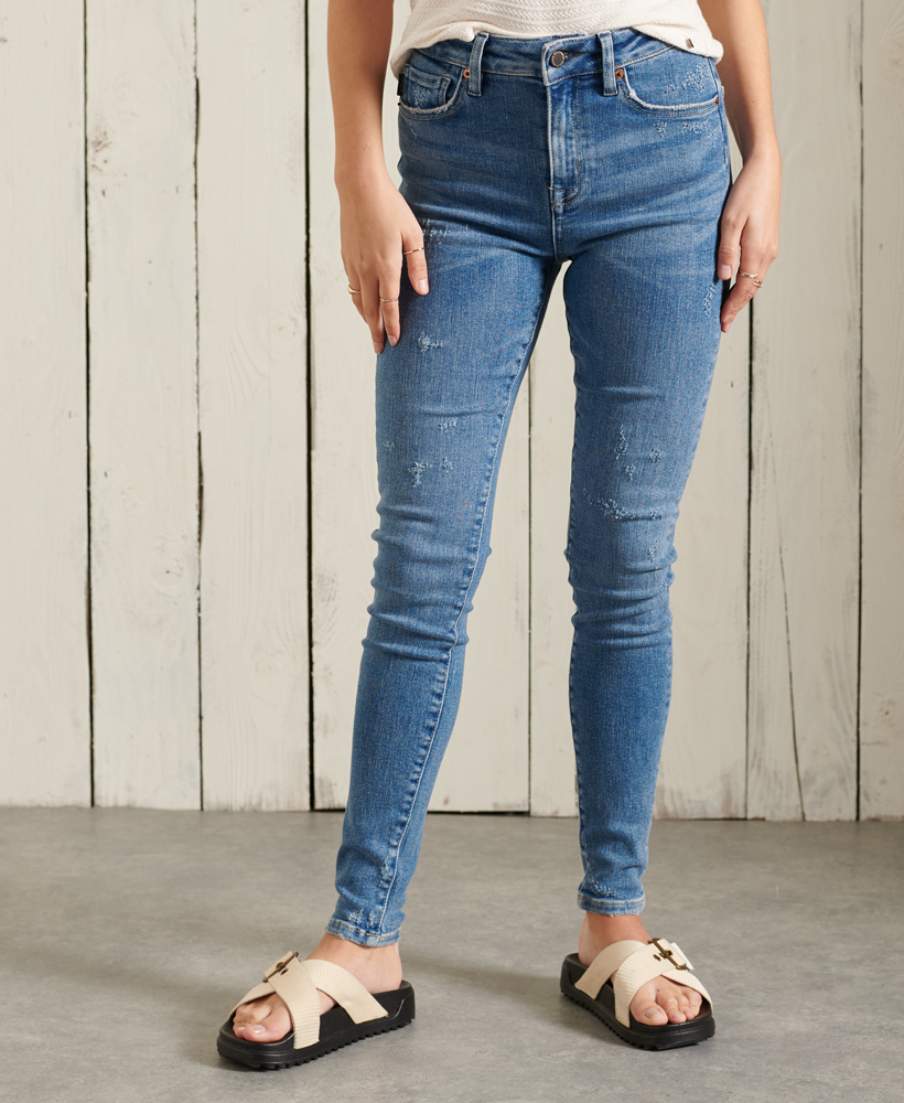 Superdry Womens High Rise Skinny Jeans 
