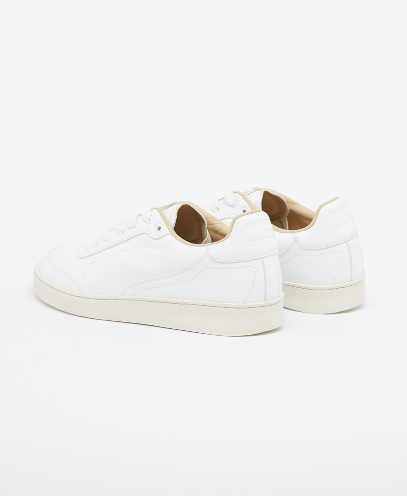 Mens Superdry Premium Sleek Trainers - White