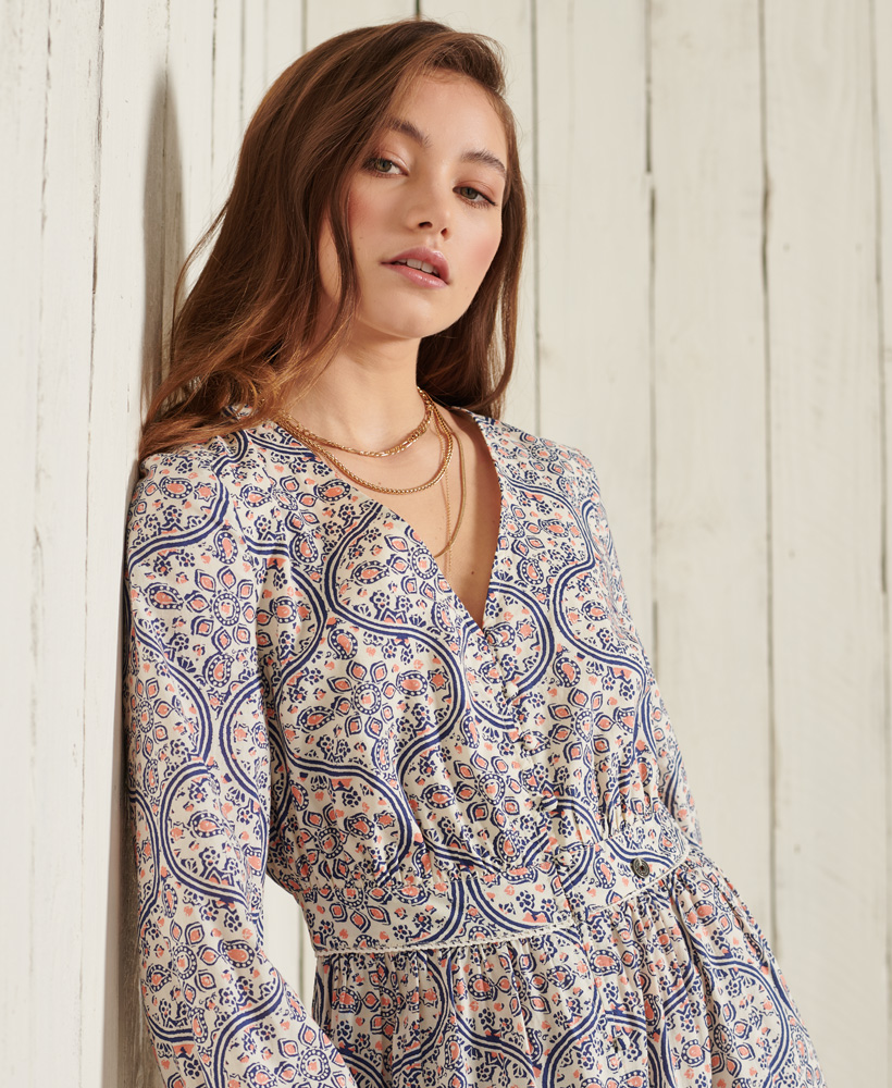 superdry maxikleid boho