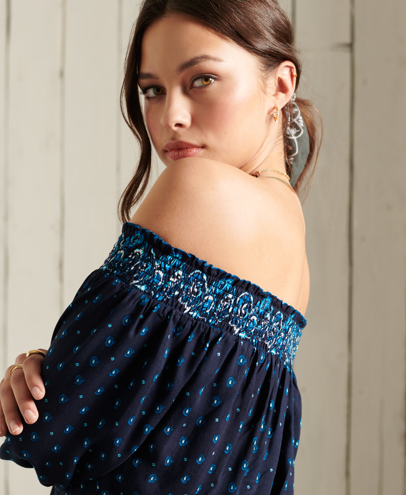 Superdry Womens Ameera Off The Shoulder Top - Picture 13 of 38