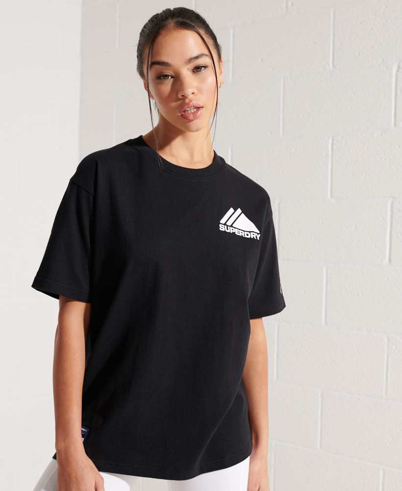 Donna T-Shirt Mountain Sport Mono Mini