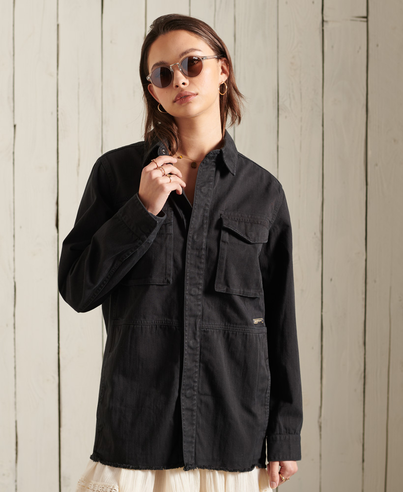thumbnail 7  - Superdry Womens Crafted Overshirt