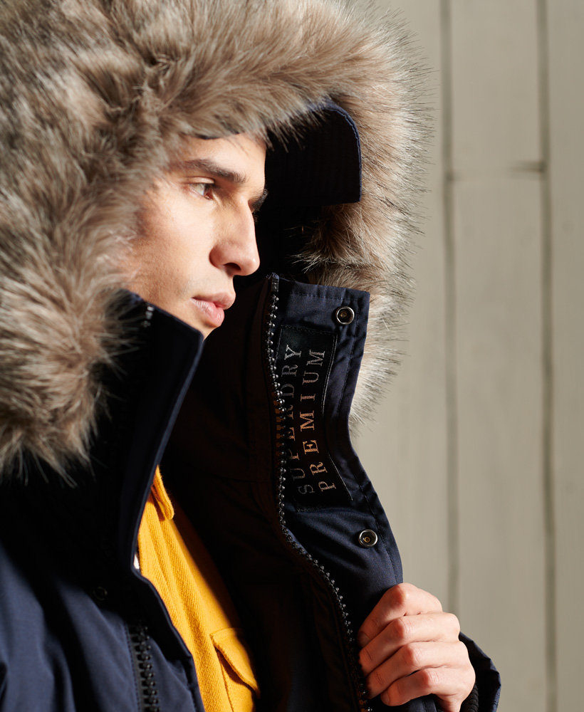 superdry premium ultimate down parka coat