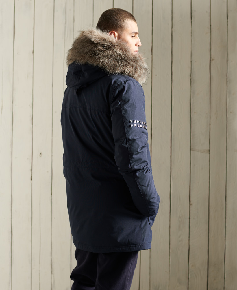 superdry premium ultimate down parka coat