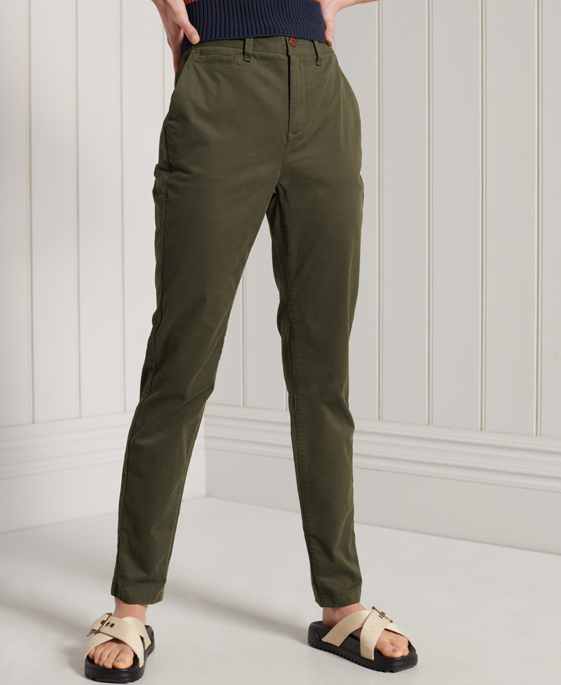 superdry womens chinos