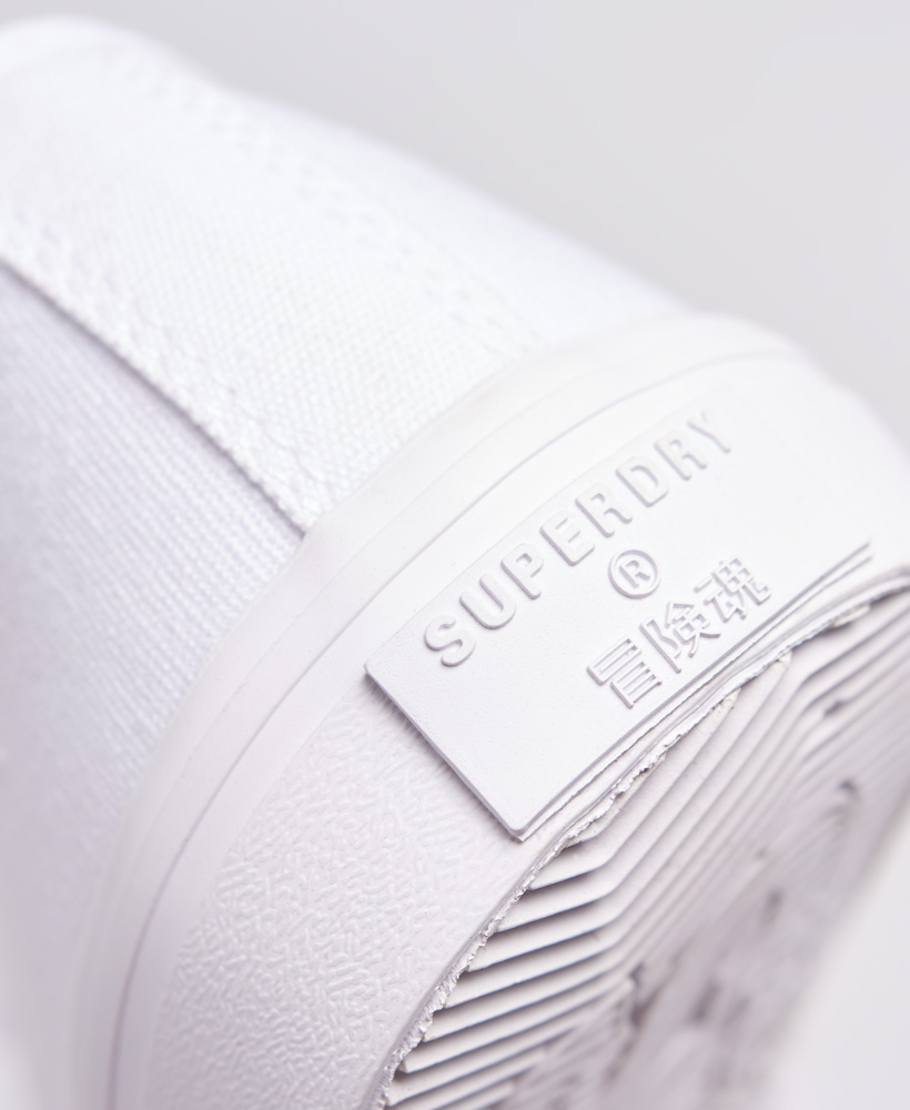 superdry silver trainers