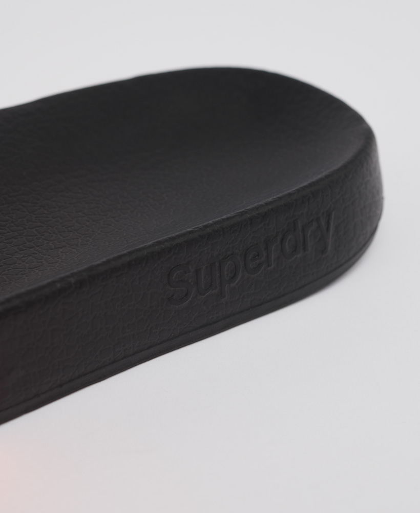 superdry premium crewe sliders with velcro fastening