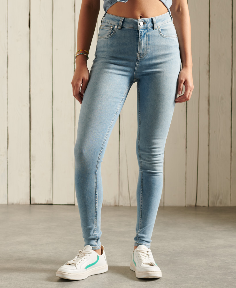 Superdry Womens High Rise Skinny Jeans - Picture 11 of 24