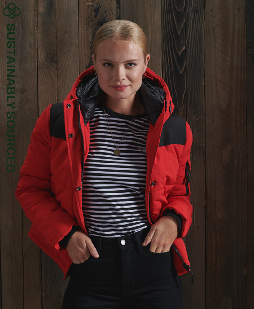 Pre-owned Superdry Damen Everest Steppjacke