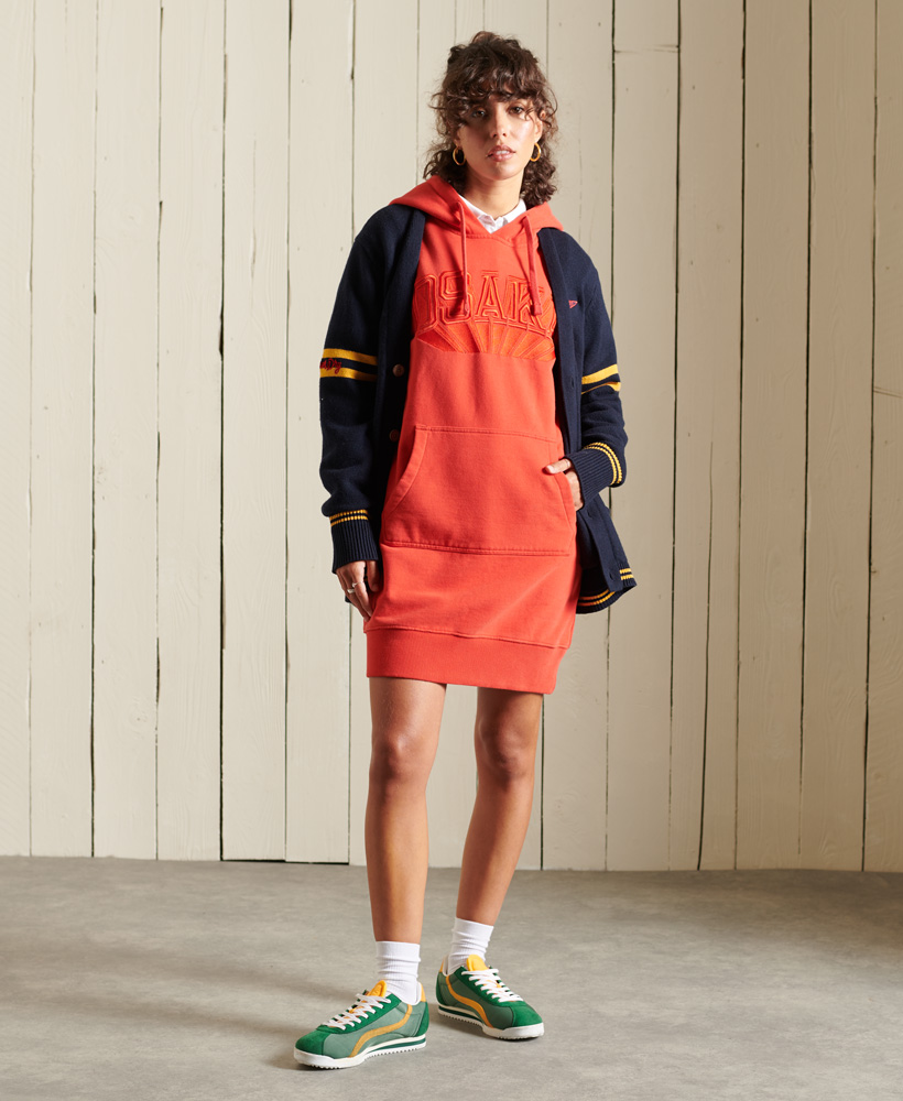 superdry long hoodie dress